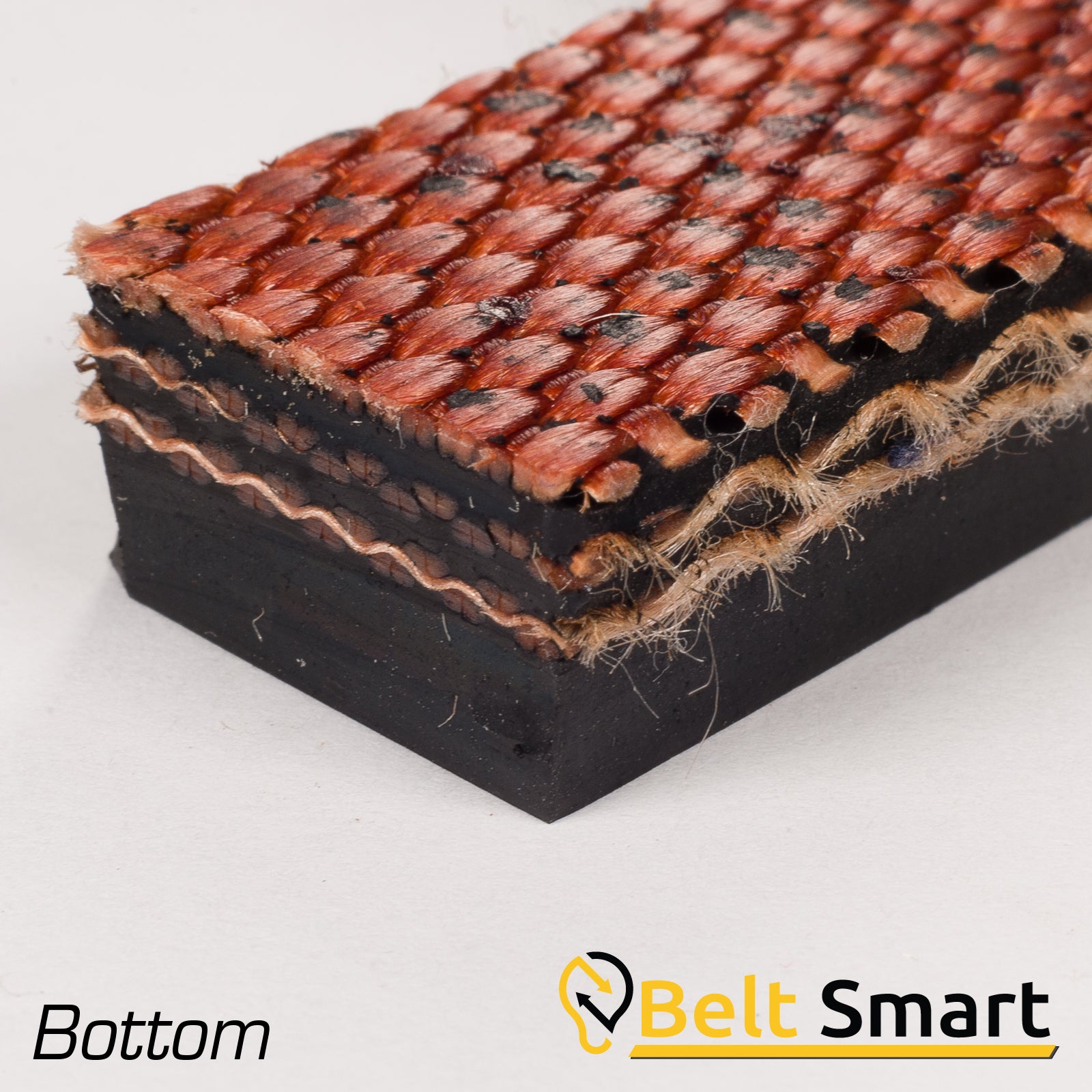 BS080E - #80e Beltservice 3 Ply 600 Black Belt 3/16" x Bare MOR Conveyor Belt