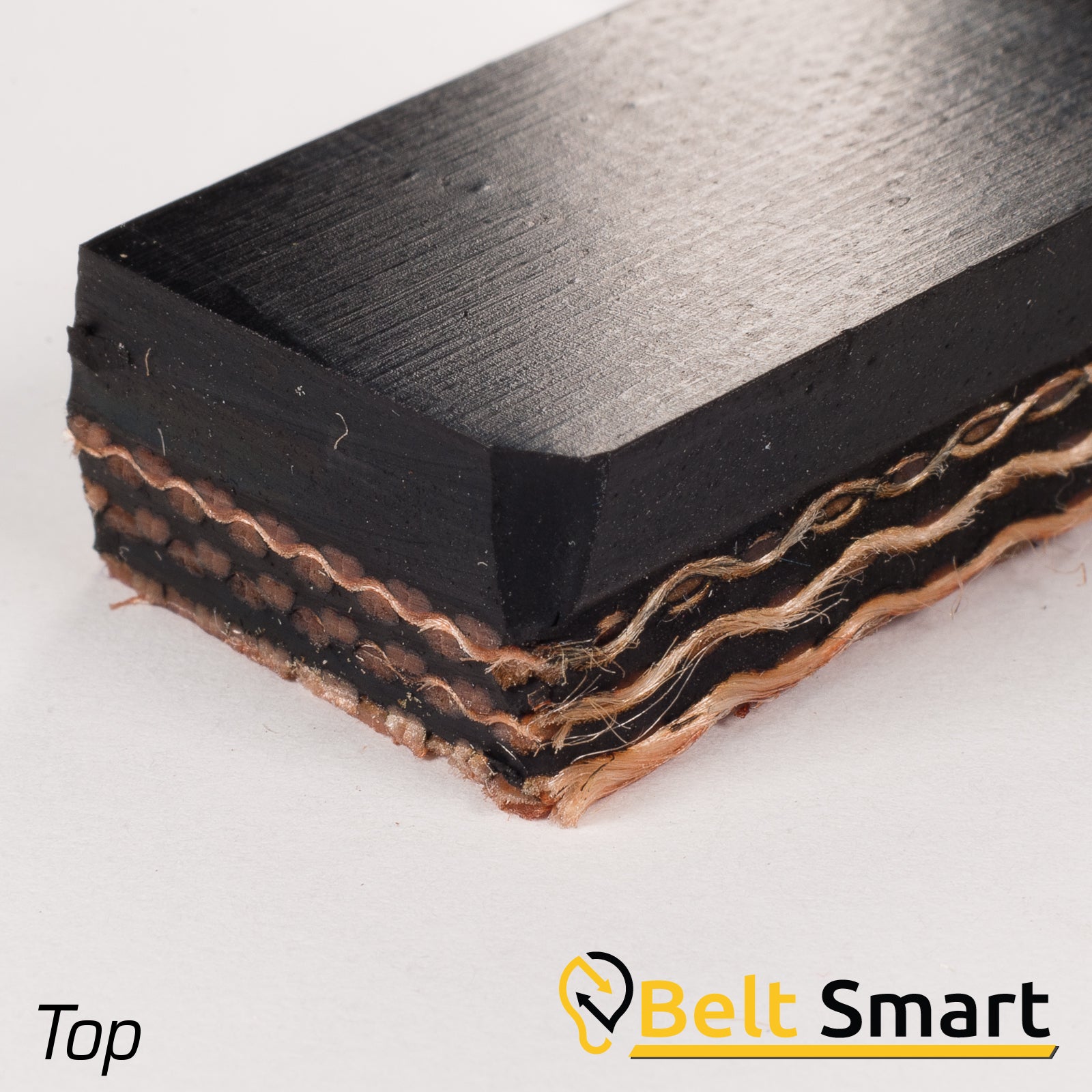 BS080E - #80e Beltservice 3 Ply 600 Black Belt 3/16" x Bare MOR Conveyor Belt