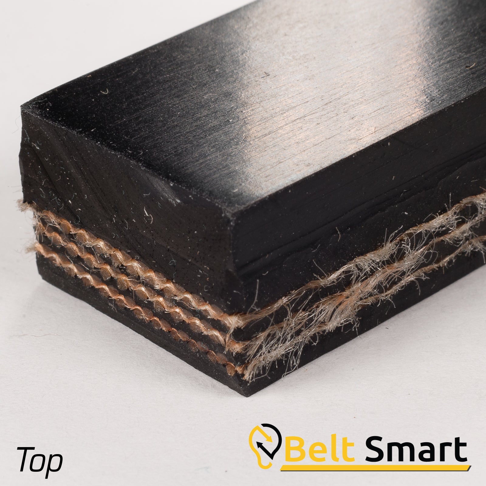 BS083 - #83 Beltservice 3 Ply 330 1/4" x 1/16" Heat Resistant 400 deg. F Conveyor Belt