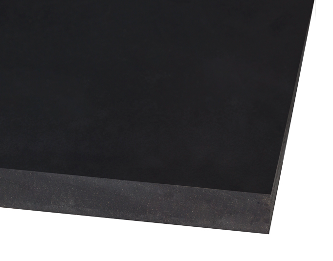 SESK60-08x4x50 Kuriyama Special Economy Skirtboard  Blended SBR/Gum Rubber - Plate Finish -  65 Duro Hardness - (Shore A) - 1/4" x 4" - 50ft Roll