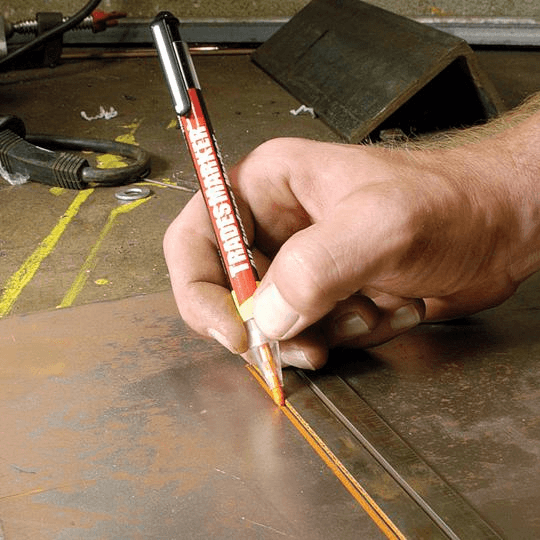 096000 Markal TRADES MARKER Holder & Assorted Sticks - (Carded) (Case of 24) - Beltsmart